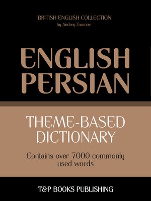 cover image of Theme-based dictionary British English-Persian